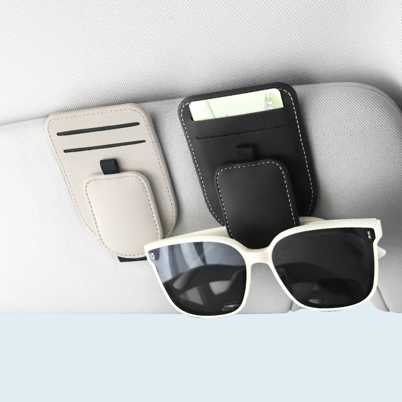 Edc Carry Pen - 1pc Universal Car Sunglasses Clip Card