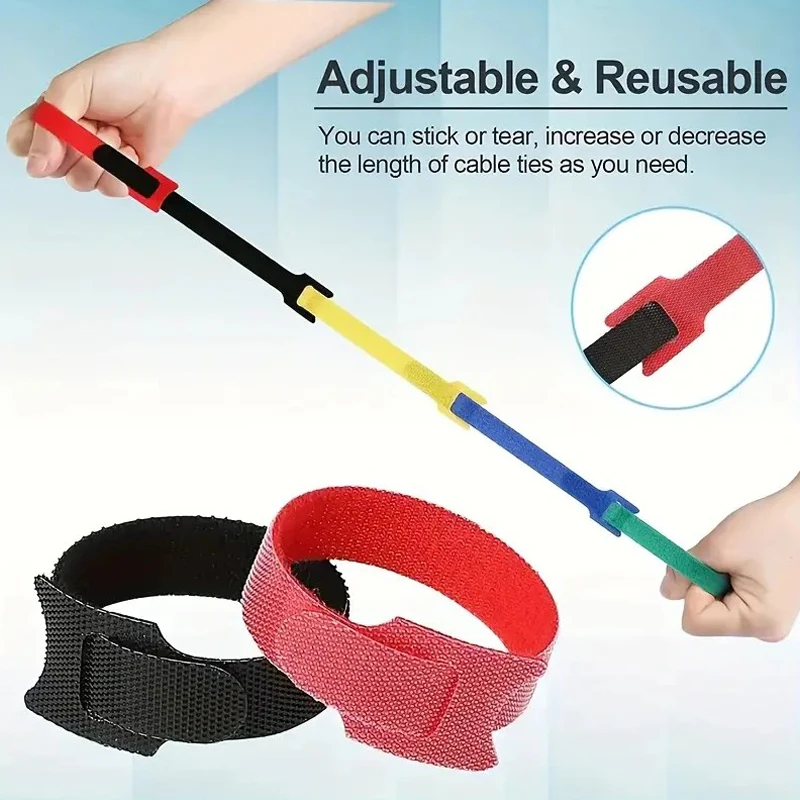 50pcs Reusable Hook and Loop C - Gear Tie Reusable review and price