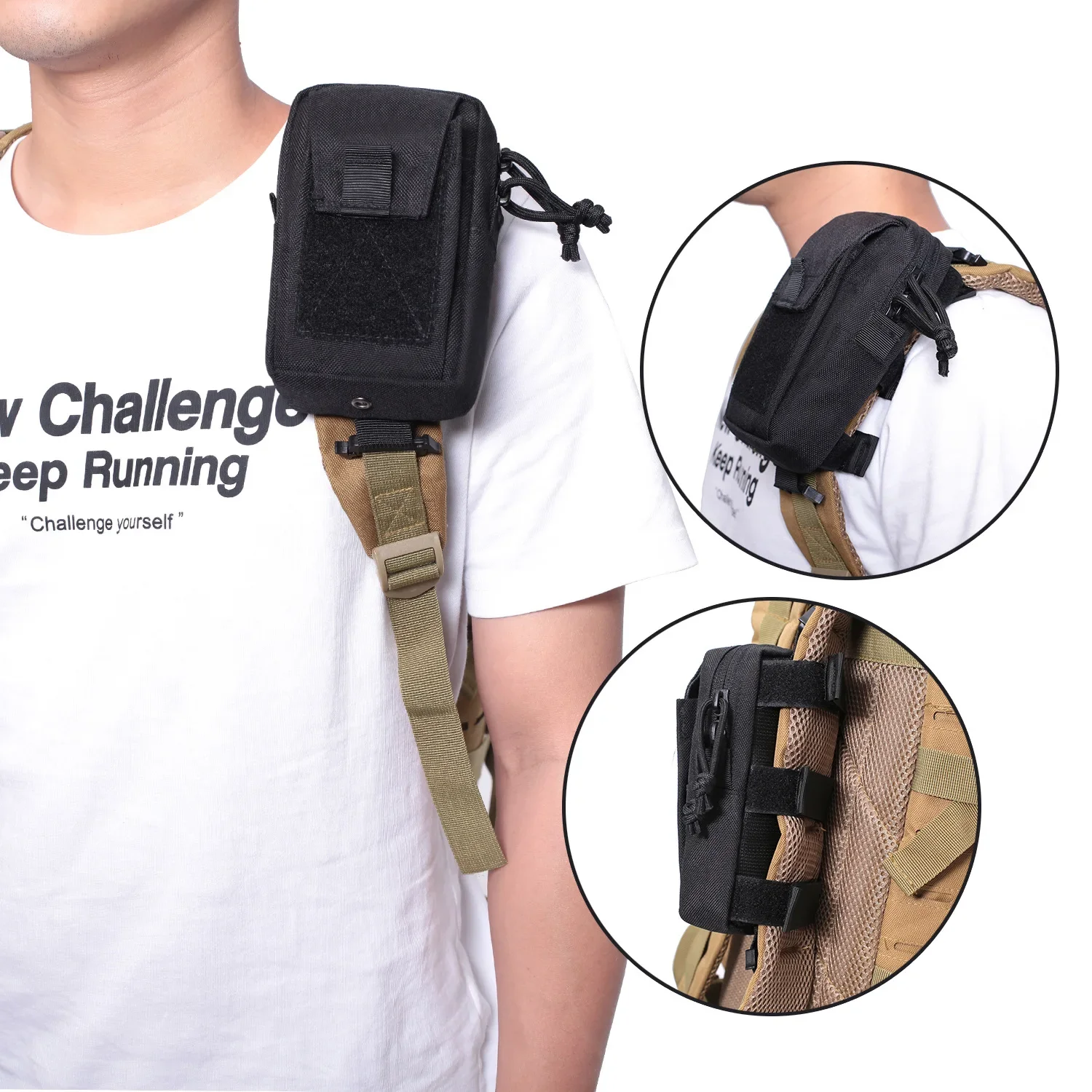 Molle Backpack Strap Phone Hol - Edc Carry Belt review and price