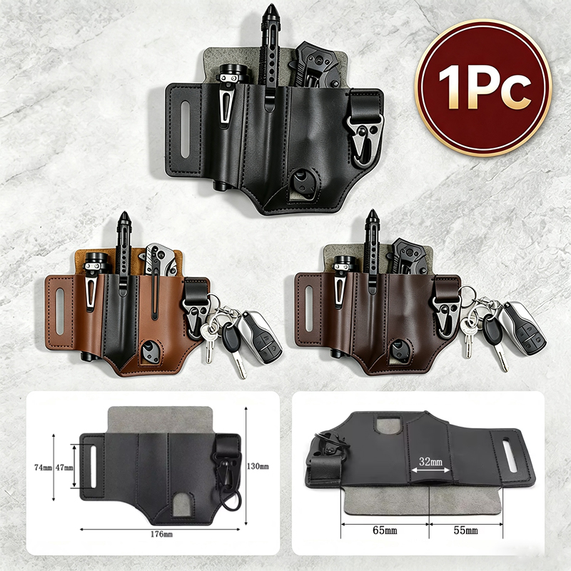 EDC PU Leather Tool Pouch Mult - Edc Carry Pocket Pouch review and price