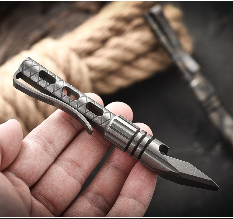 Outdoor Portable Self-defense  - Titanium Pry Bar review and price