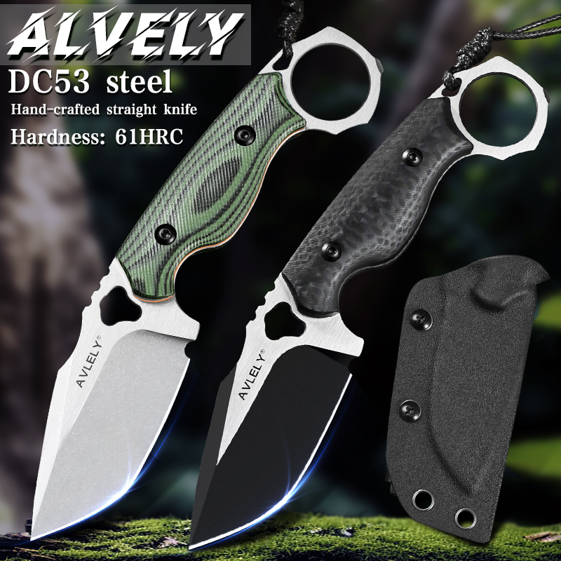 High-quality DC53 steel fixed- - Edc Fixed Blade Deep Carry review and price