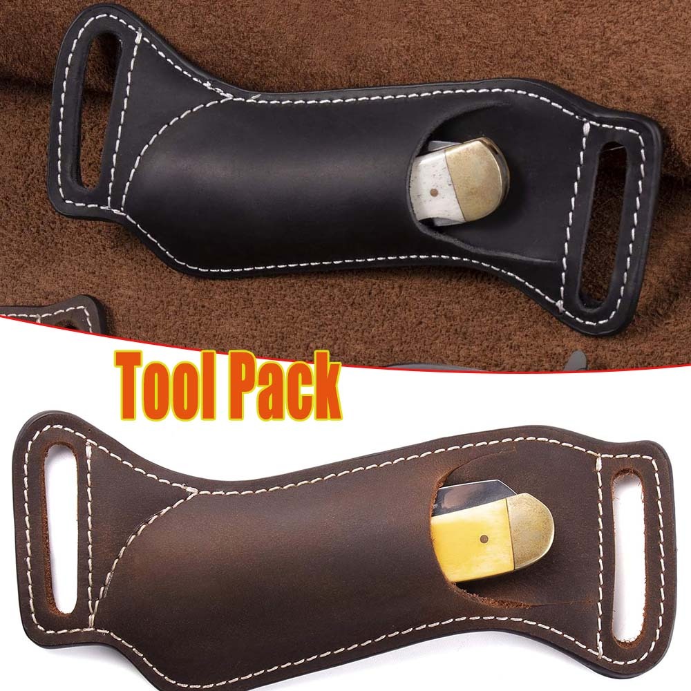 Tactical EDC Folding Knife She - Leather Edc. Carry Pouch review and price