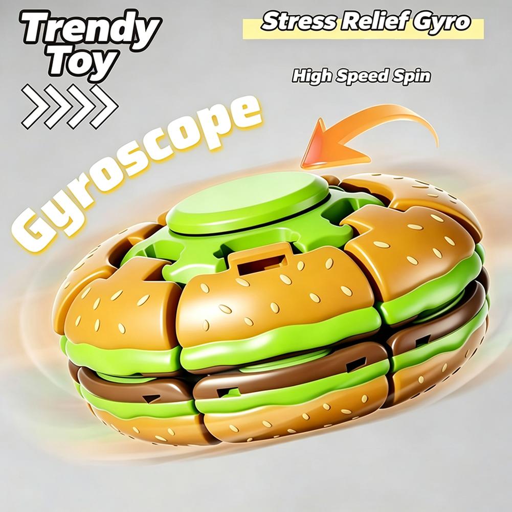 Burger Gyroscope Fidget Toy Fi - Fidget Spinner Bearing review and price