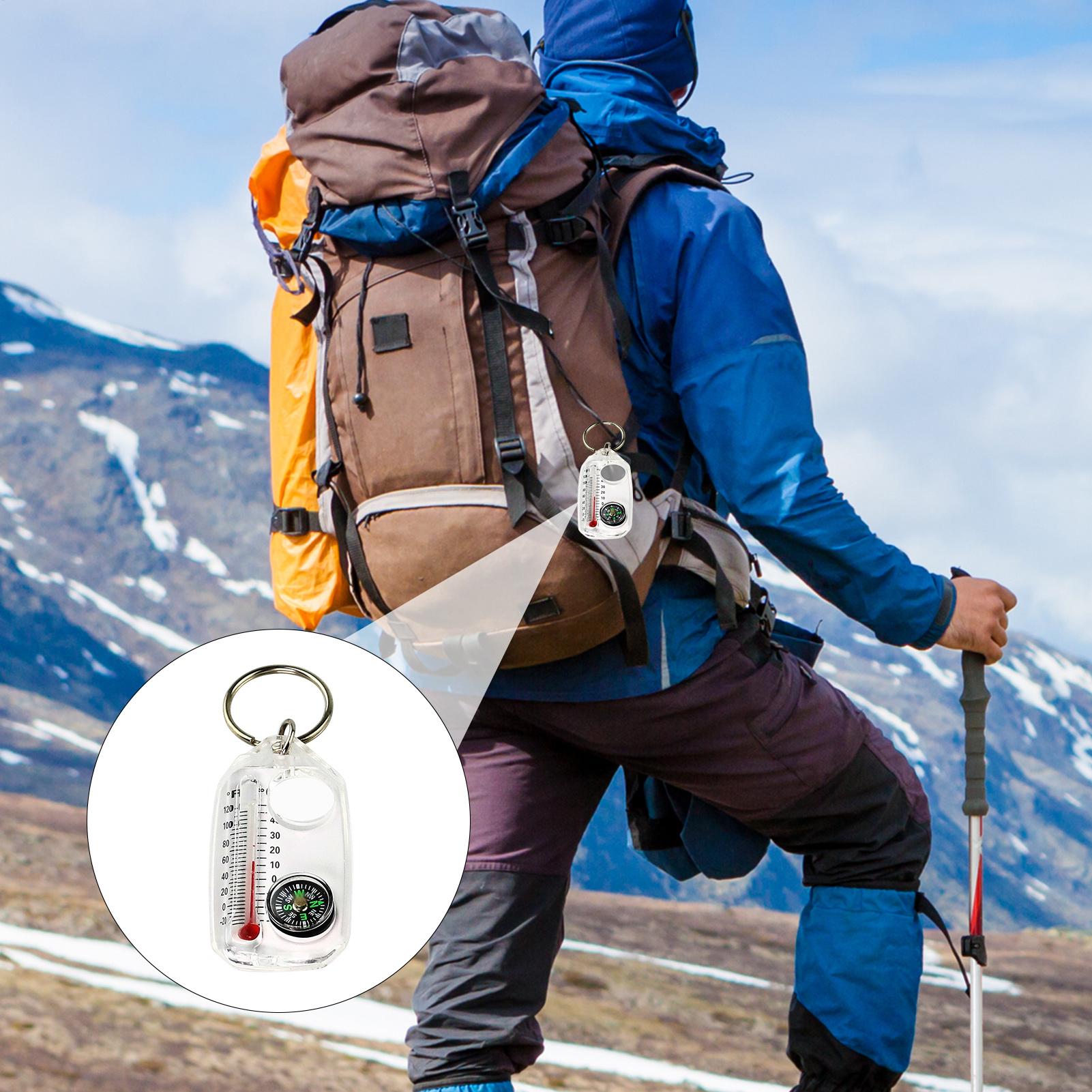 Multi-function Mini Keychains  - Compass Keychain Mini review and price