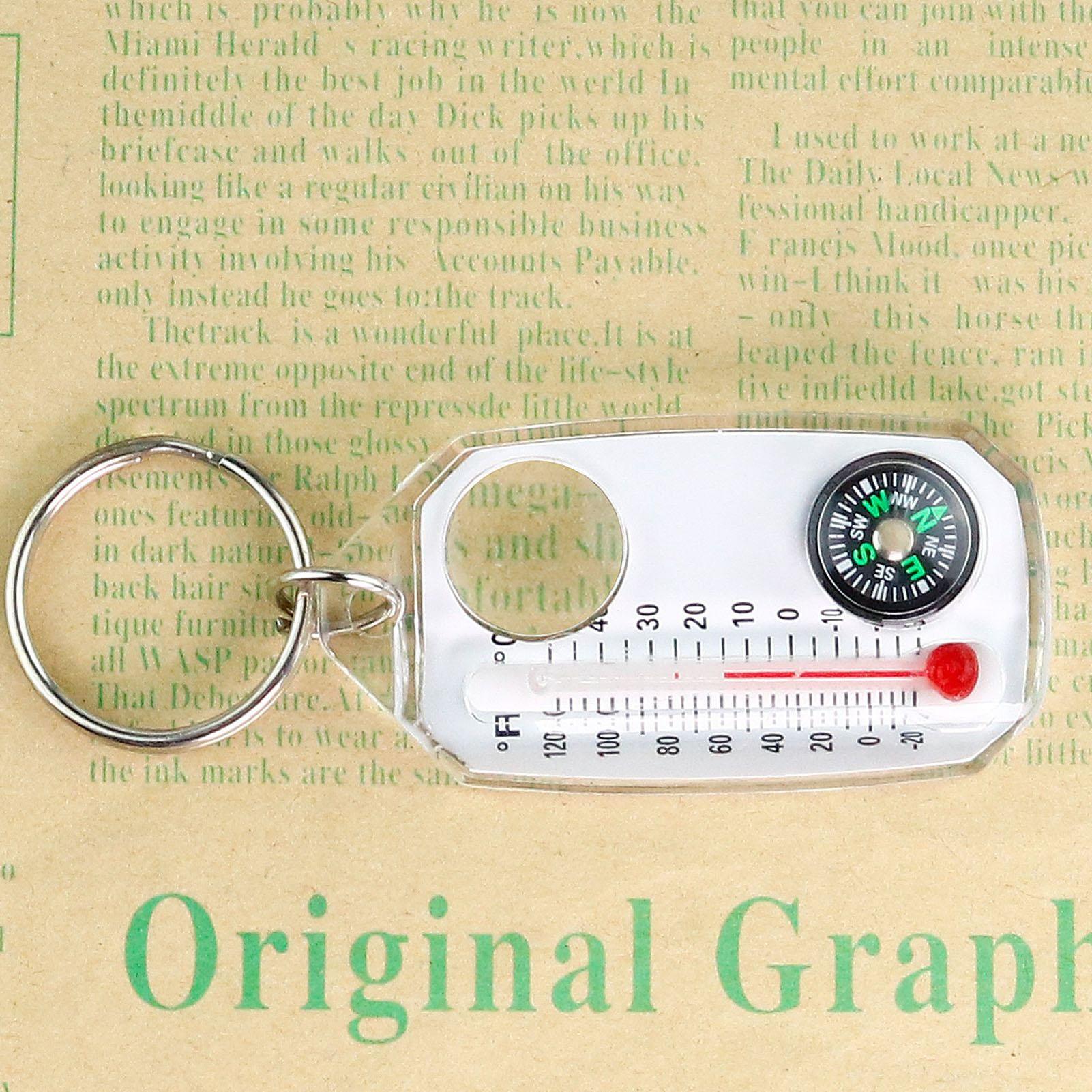 3in 1Pocket Survival Compass M - Compass Keychain Mini review and price