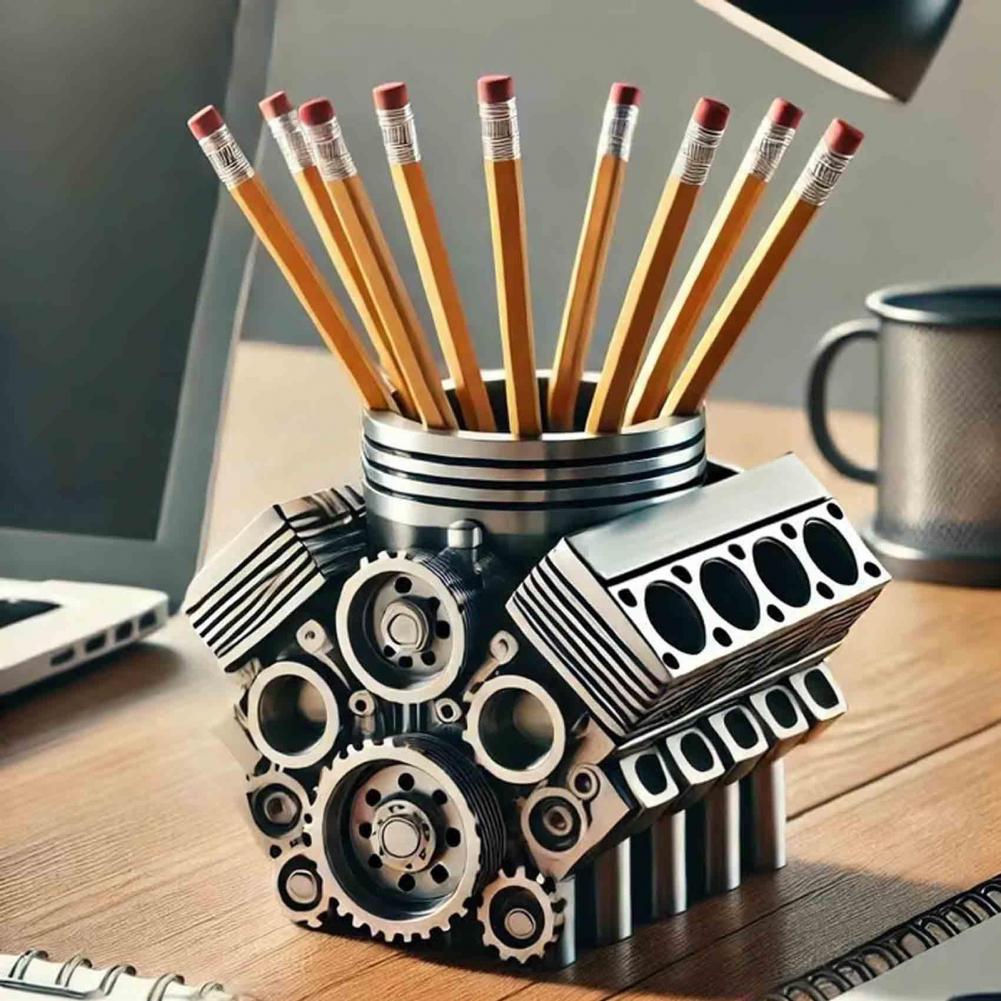 Pen Holder Resin V8 Car Engine - Edc Carry Pen review and price