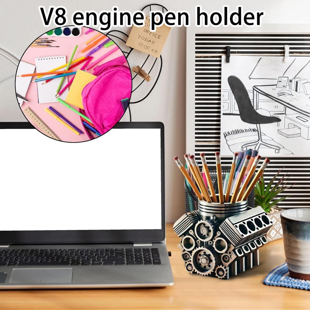 Pen Holder Resin V8 Car Engine - Edc Carry Pen review and price