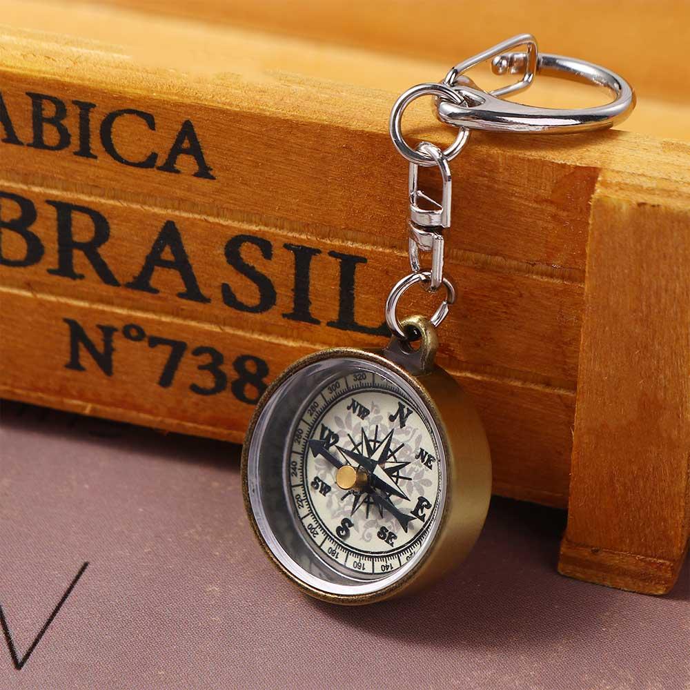 1 PCS Keychain Zinc Alloy Vint - Compass Keychain Mini review and price