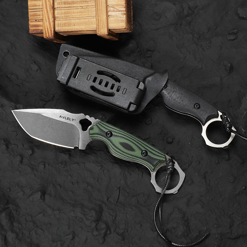 High-hardness DC53 steel strai - Edc Fixed Blade Deep Carry review and price