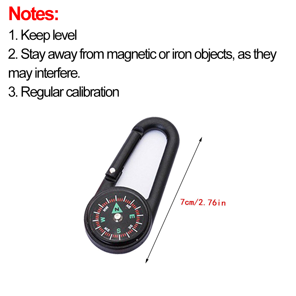 Mini Outdoor Compass Carabiner - Compass Keychain Mini review and price